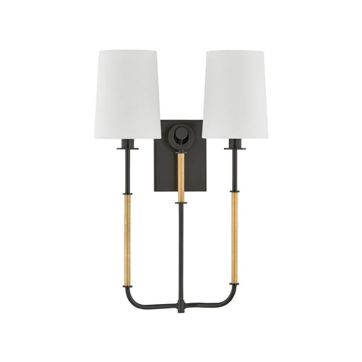 Glenmont 2-Light Wall Sconce in Aged Brass / Distressed Bronze
