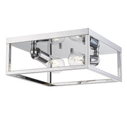 Wesson 2-Light Flush Mount in Chrome