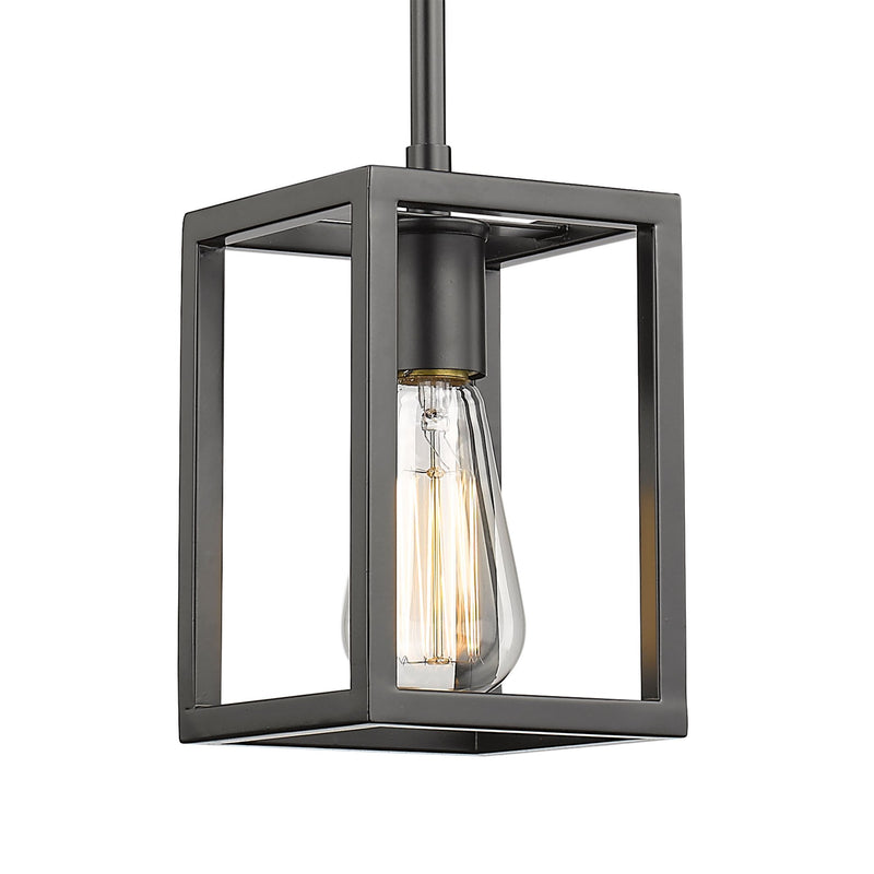 Wesson Mini Pendant in Matte Black