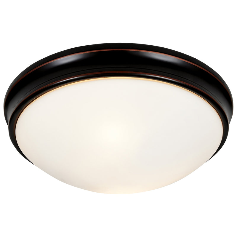 Atom 3-Light Flush Mount in Oil Rubbed Bronze