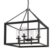 Smyth 4-Light Chandelier in Matte Black
