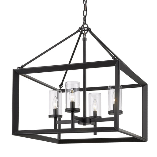Smyth 4-Light Chandelier in Matte Black