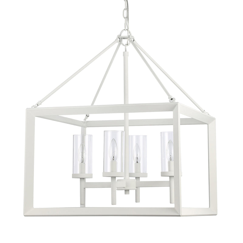 Smyth 4-Light Chandelier in Natural White