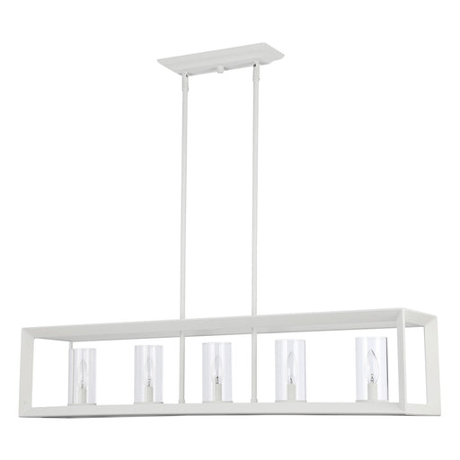 Smyth 5-Light Linear Pendant in Natural White