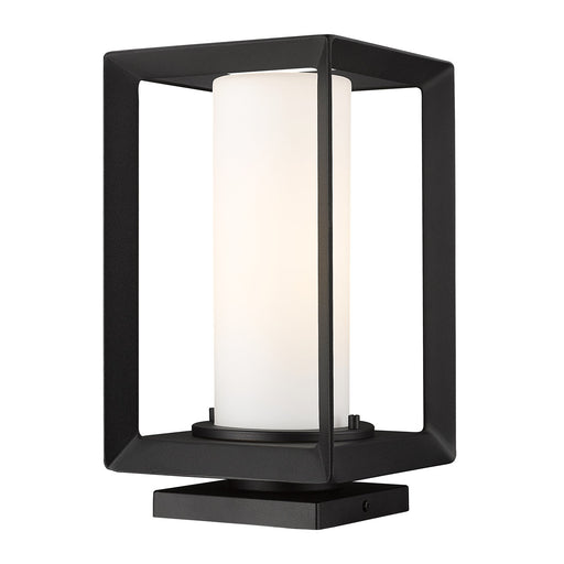 Smyth Pier Mount Outdoor Post Light in Natural Black