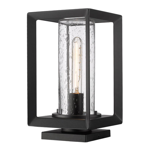 Smyth Pier Mount Outdoor Post Light in Natural Black