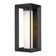 Smyth Outdoor Wall Sconce in Natural Black
