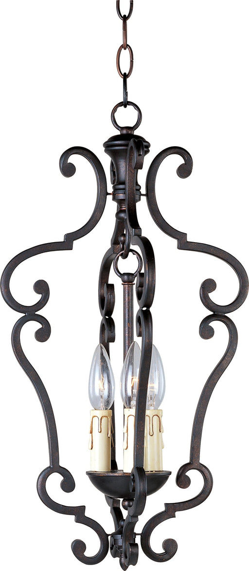 Richmond 3 Light Foyer Chandelier in Colonial Umber