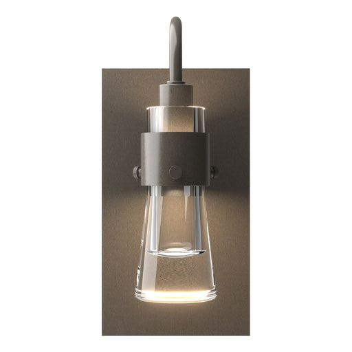 Erlenmeyer 9.5" ADA Bath Sconce in Dark Smoke