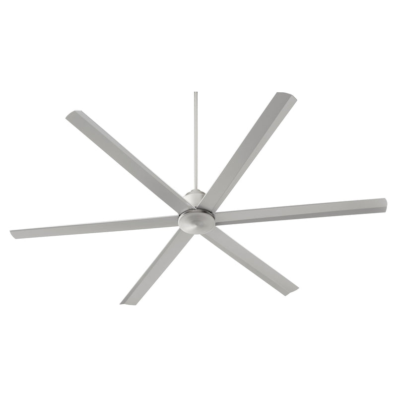 Titus 80" 6-Blade Ceiling Fan in Satin Nickel