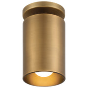 Pint Indoor Semi-Flush Mount in Antique Brushed Brass