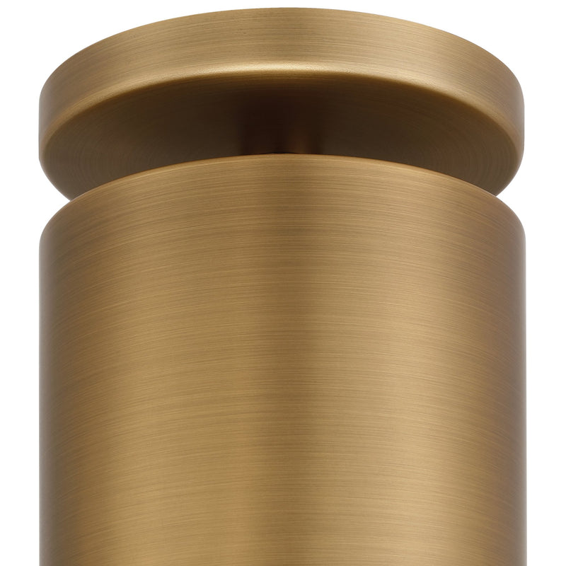 Pint Indoor Semi-Flush Mount in Antique Brushed Brass