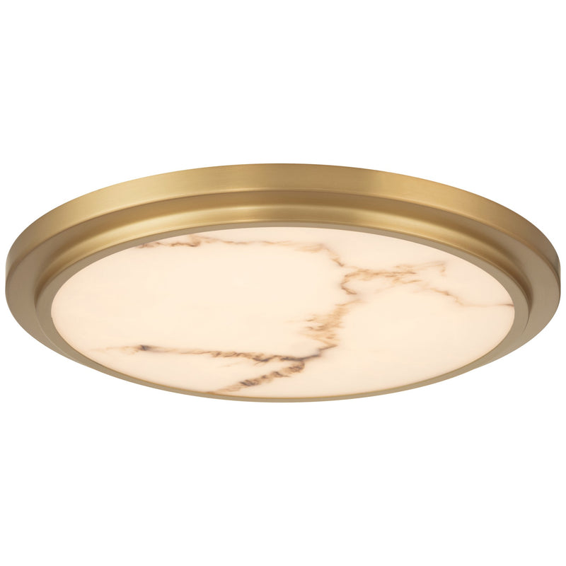 Elanor LED Flush Mount in Antique Brushed Brass