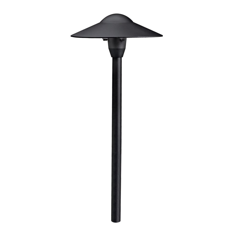 Dome Path and Spread Light 8.25" in Textured Black