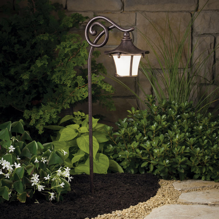 Cotswold Path & Spread 1-Light 12V in Aged Bronze