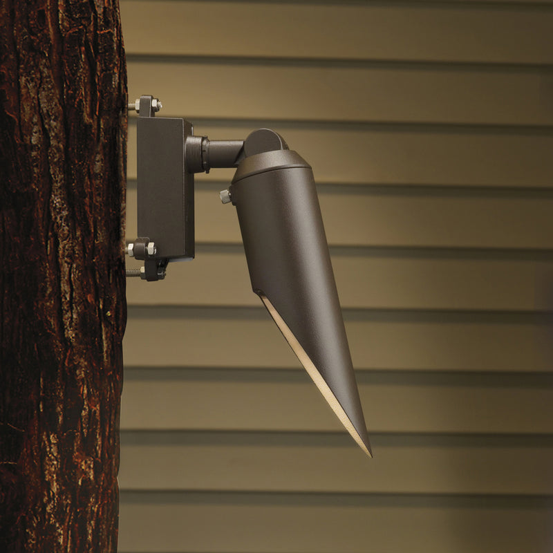 Down Accent 1-Light 12V in Textured Architectural Bronze