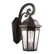 Courtyard 3-Light Large Outdoor Wall Lantern in Rubbed Bronze