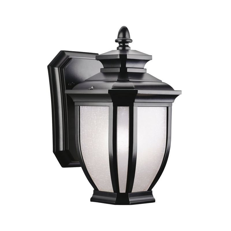 Salisbury 10.5" Outdoor Wall Lantern in Black