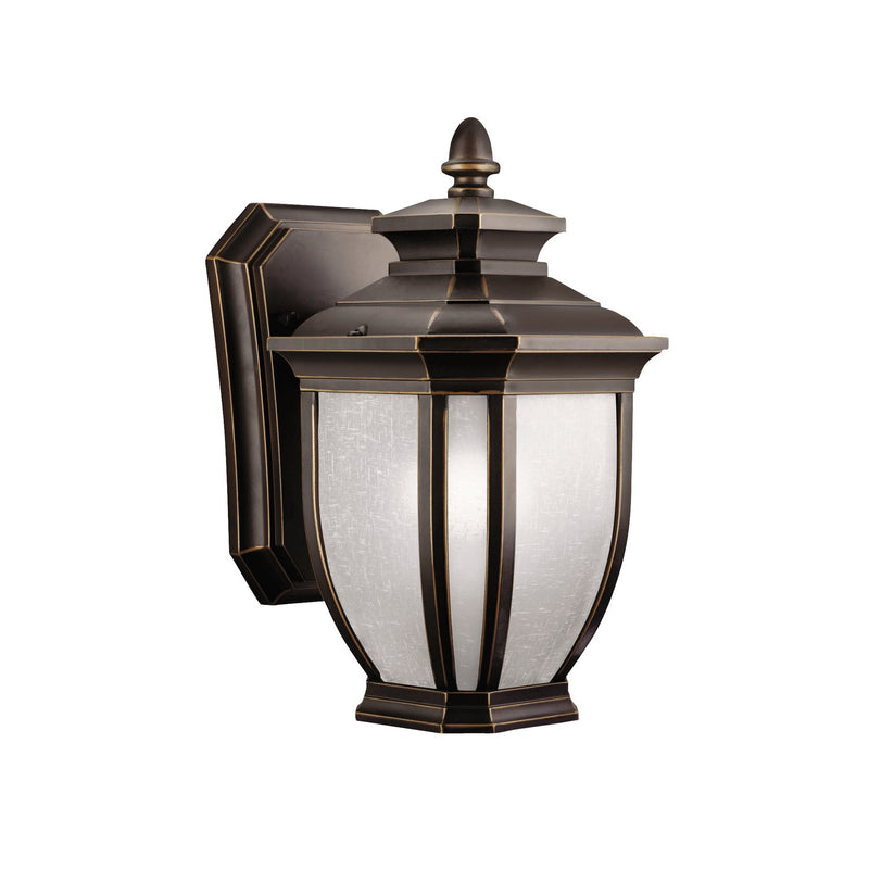 Salisbury 10.5" Outdoor Wall Lantern in Rubbed Bronze