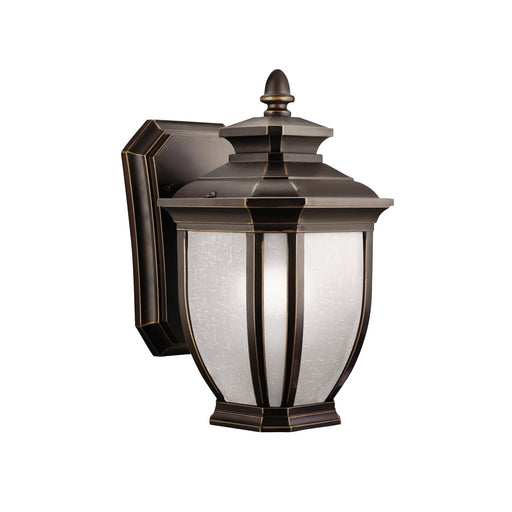 Salisbury 10.5" Outdoor Wall Lantern in Rubbed Bronze