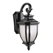 Salisbury 19.5" Outdoor Wall Lantern in Black