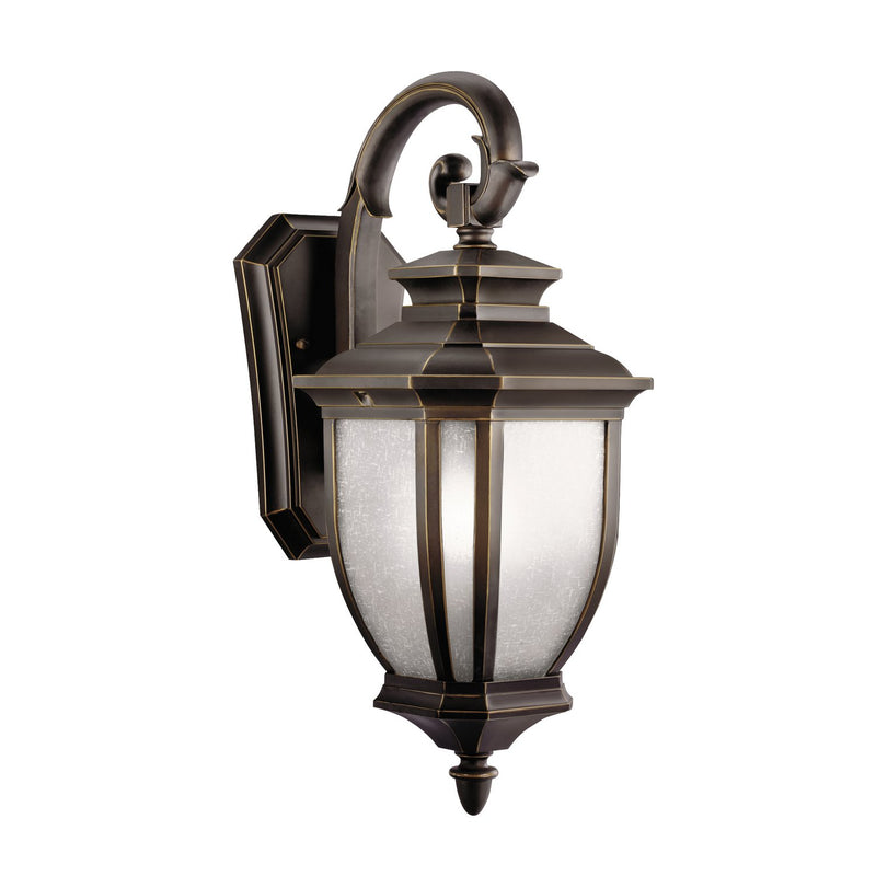 Salisbury 19.5" Outdoor Wall Lantern in Rubbed Bronze