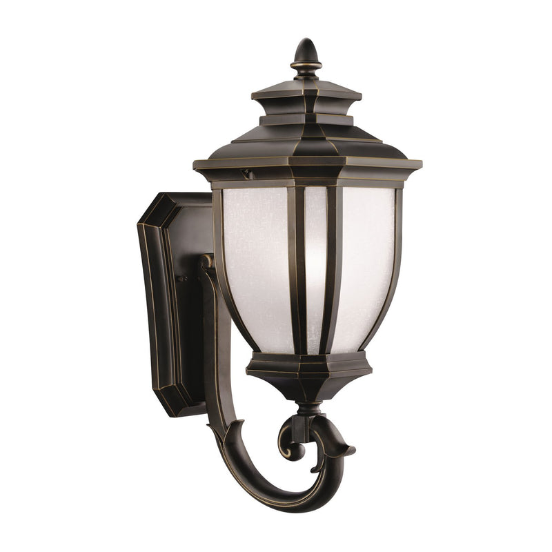 Salisbury 19.25" Outdoor Wall Lantern in Rubbed Bronze