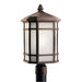 Cameron Outdoor Post Mount 1-Light in Prairie Rock