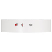 Slim 7" Color Selectable LED Flush Mount in White