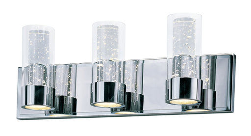 Sync 3 Light LED Bath Vanity Light in Polished Chrome