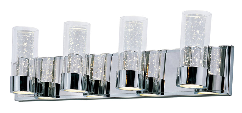 Sync 4 Light LED Bath Vanity Light in Polished Chrome