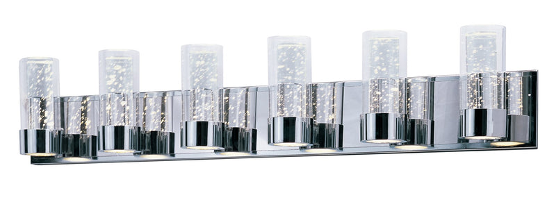 Sync 6 Light LED Bath Vanity Light in Polished Chrome