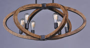 Bodega Bay 6 Light Chandelier in Anthracite