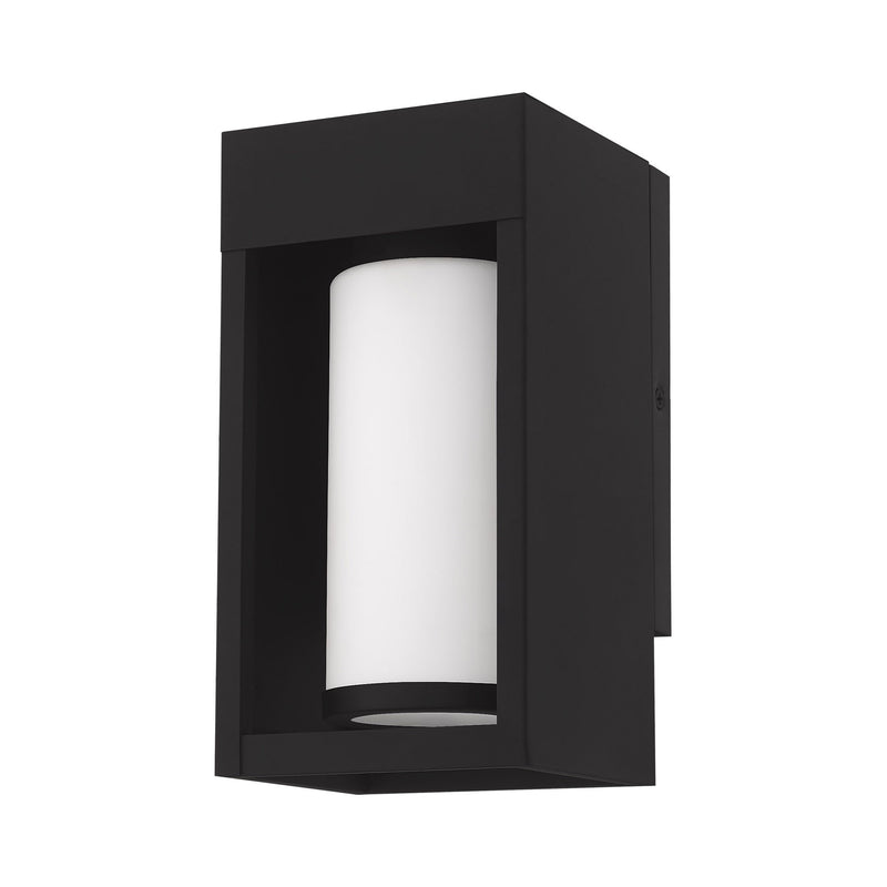 Bleecker Small Outdoor Wall Lantern in Black