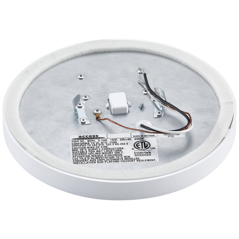 Jonny LED Flush Mount in White