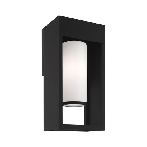 Bleecker Large Outdoor Wall Lantern in Black