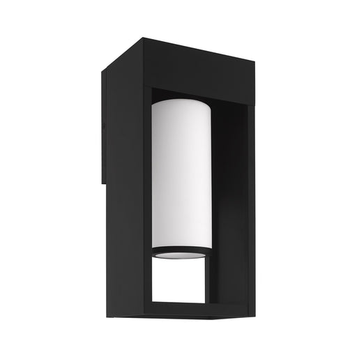 Bleecker Large Outdoor Wall Lantern in Black
