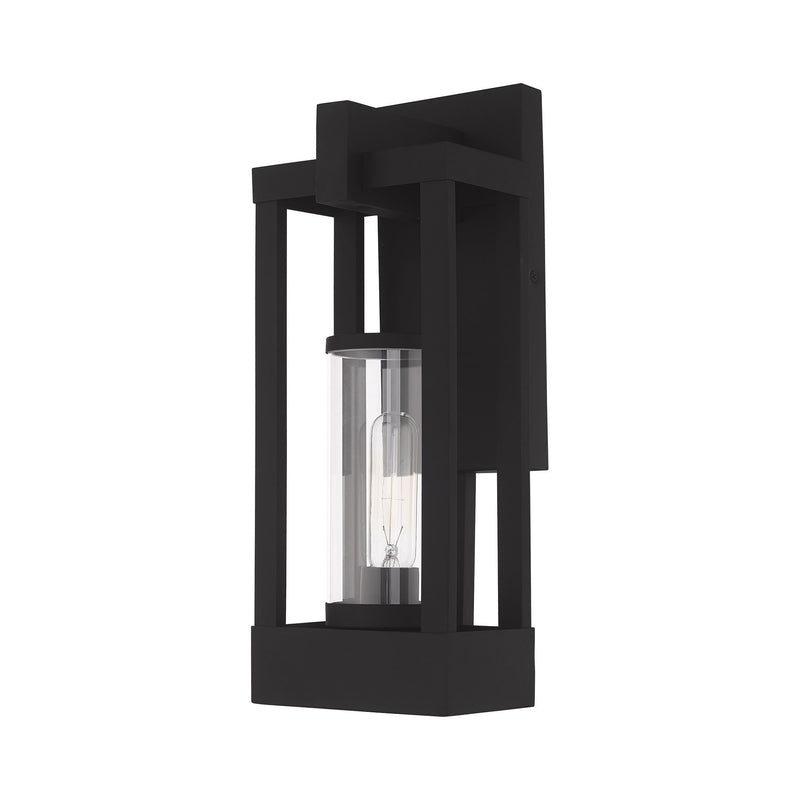 Delancey Medium Outdoor Wall Lantern in Black