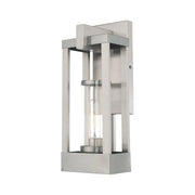 Delancey Medium Outdoor Wall Lantern in Brushed Nickel