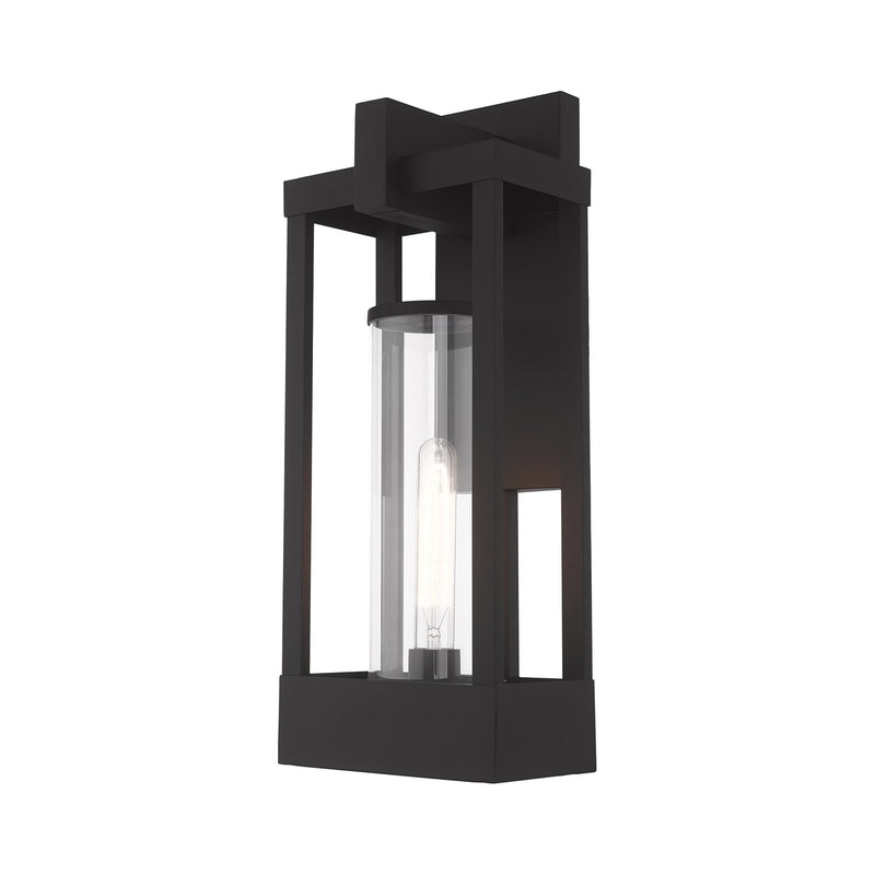 Delancey Large Outdoor Wall Lantern in Black