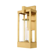 Delancey Large Outdoor Wall Lantern in Satin Brass