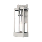 Delancey Large Outdoor Wall Lantern in Brushed Nickel