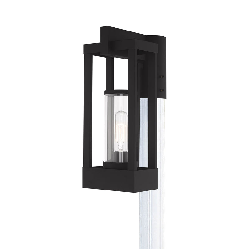 Delancey 15" Outdoor Post Light in Black
