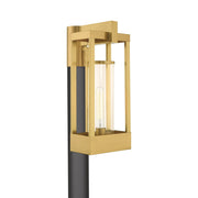Delancey 19" Outdoor Post Light in Satin Brass