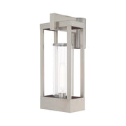 Delancey 19" Outdoor Post Light in Brushed Nickel