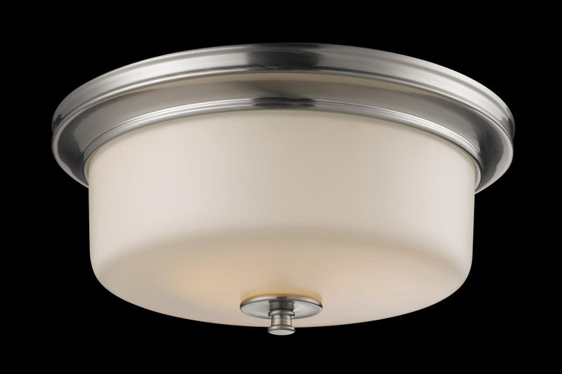 Cannondale 3 Light 15" Flush Mount in Brushed Nickel