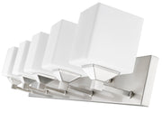 Quube 5 Light 38.5" Vanity in Brushed Nickel