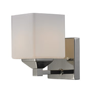 Quube 1 Light 4.25" Wall Sconce in Chrome