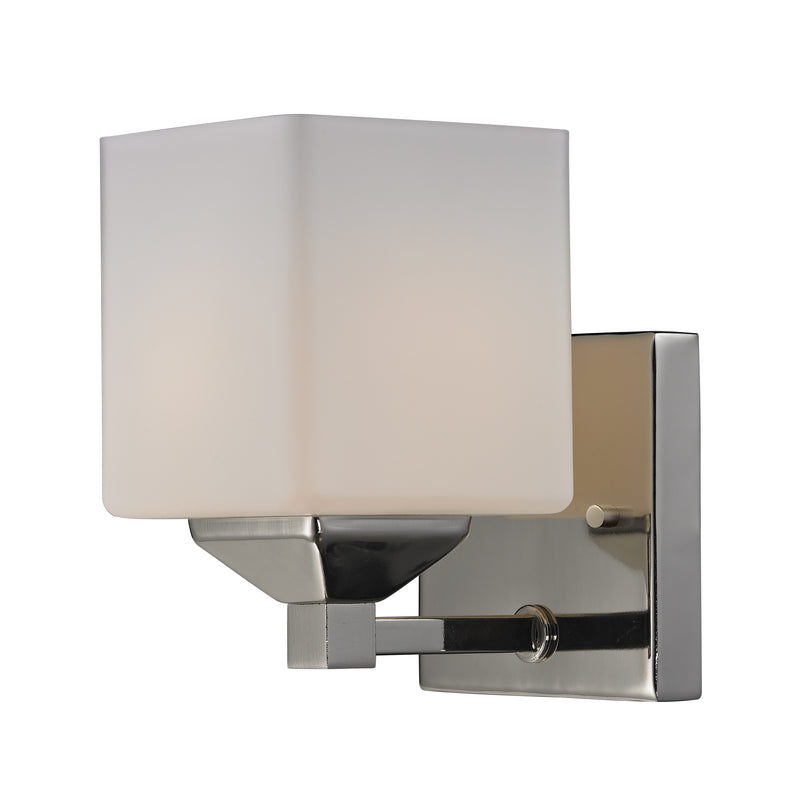 Quube 1 Light 4.25" Wall Sconce in Chrome