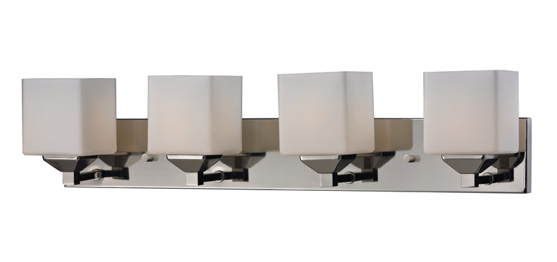 Quube 4 Light 30" Vanity in Chrome